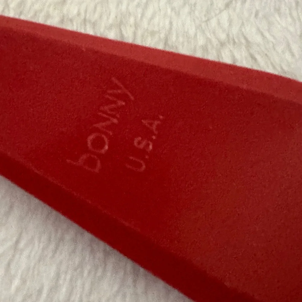 Bonny Serrated Icing Knife‎ Crate & Barrel Spatula Set Red White Vntg Excellent